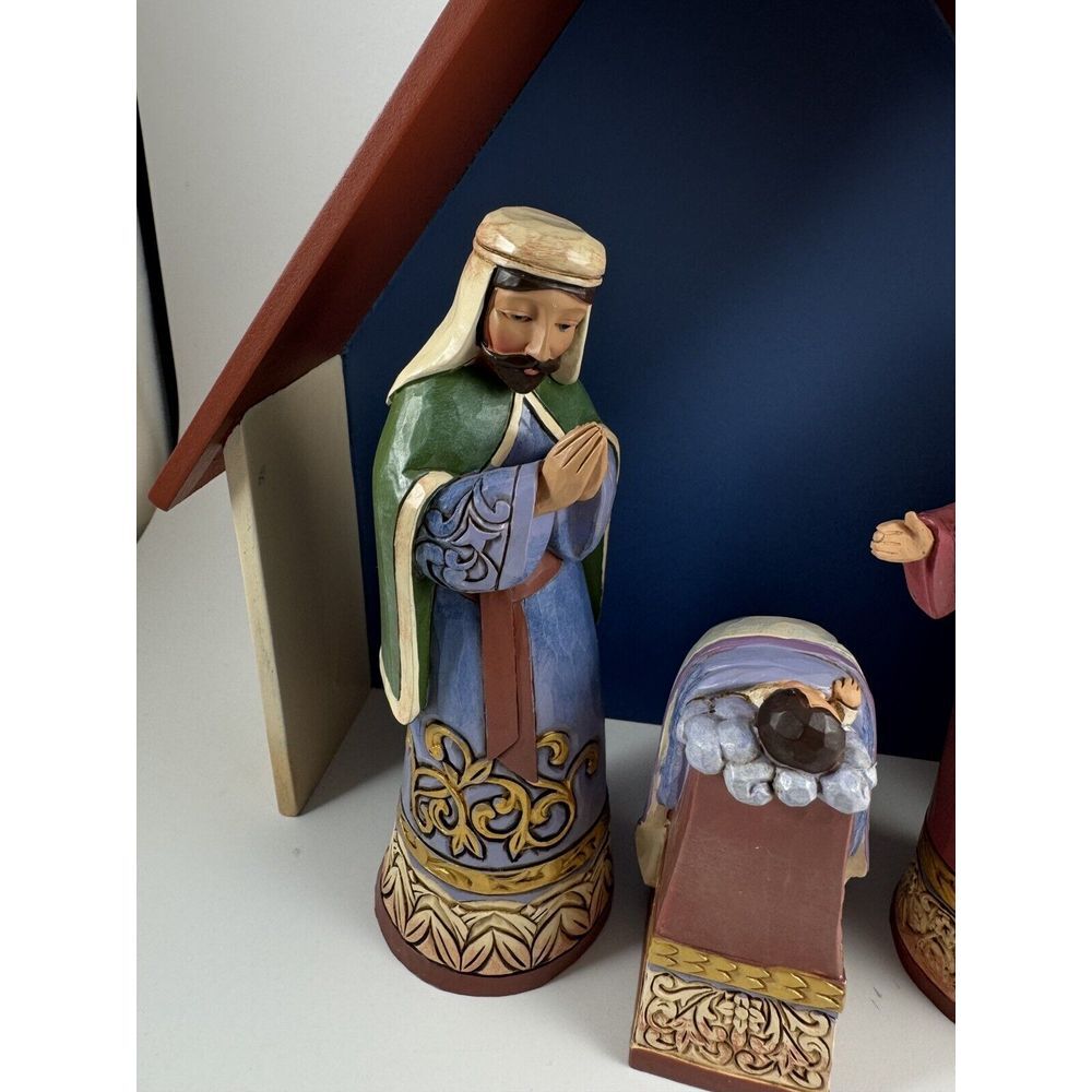 NIB Jim Shore Handcrafted "Blessings From Bethlehem" 2022 Christmas Nativity - Picture 7 of 12